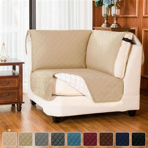 Subrtex Reversible Sectional Corner Sofa Slipcover L Shape Corner ...