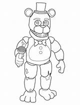 FNAF Coloring Pages  Free Printable For Kids sketch template