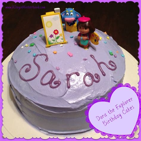 Making Easy Dora the Explorer Birthday Cakes