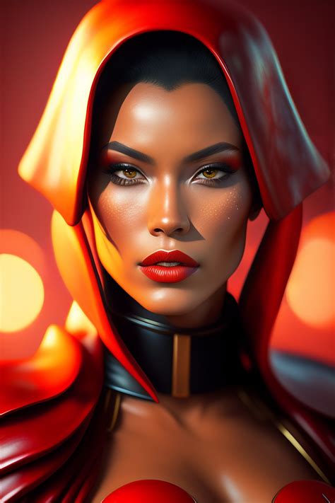 Lexica - Star wars female pirate red twilek character closeup portrait ...