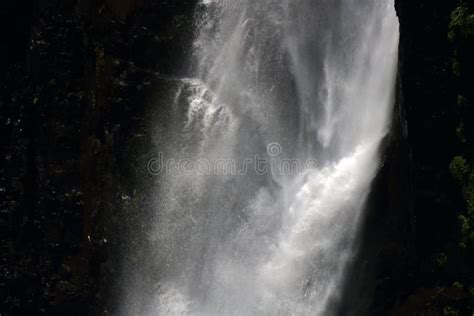 Surging waterfall stock image. Image of water, turquoise - 148693