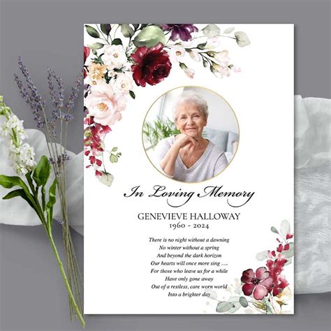 funeral program template, funeral poems, funeral programs, funeral service program, memorial ...