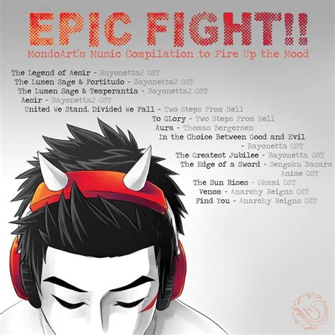 Epic Fight Soundtracks by MondoArt on DeviantArt | Epic, Anime ost, Soundtrack