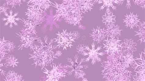 Abstract Background With A Variety Of Colorful Snowflakes. Big And Small. Stock Illustration ...