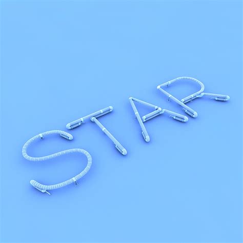 ArtStation - Star Neon Sign | Resources