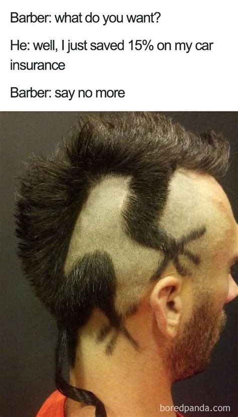 Pin by Sarah Bunch on Worst Hair Ever | Funny haircuts, Barber memes ...