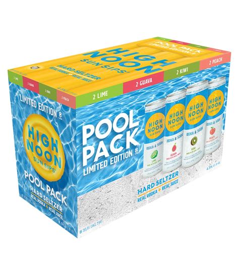 High Noon Sun Sips Pool Pack Variety Hard Seltzer 8 ct; 355 ml | Shipt