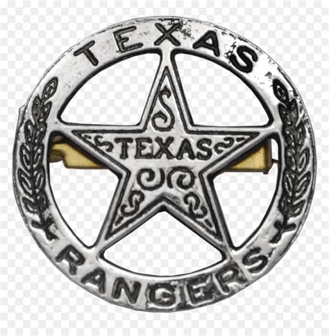 Texas Rangers Badge - Badge Texas Rangers Star, HD Png Download - vhv