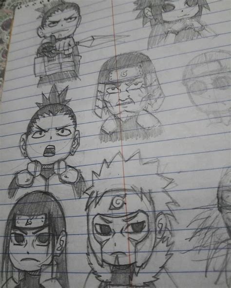 Naruto Shippuden Characters Drawings