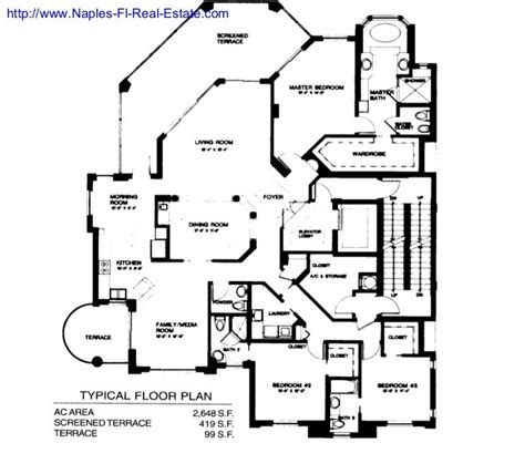 Typical floor plan in baystar at vanderbilt beach naples florida.text…