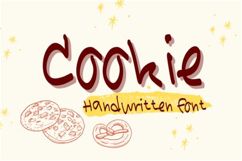 Cookie Font Digital Font Download