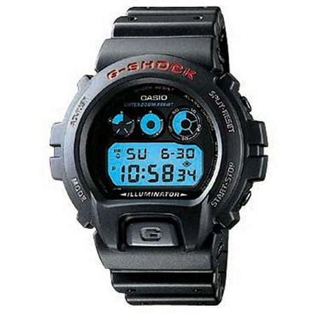 Casio Men's G-Shock Stainless Steel Digital Watch, Black Resin Strap - Walmart.com