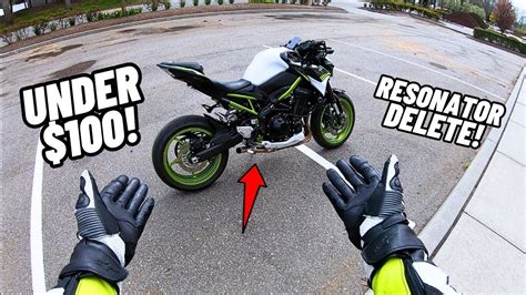 THE LOUDEST AND CHEAPEST EXHAUST MOD - KAWASAKI Z900 // PURE SOUND ...