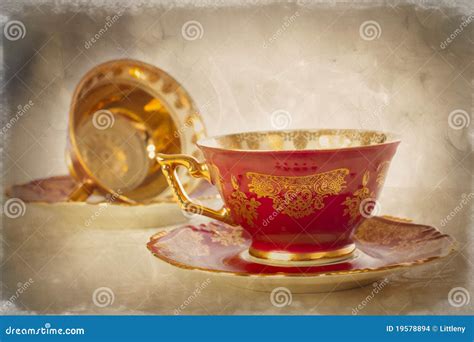 Antique China Cups stock photo. Image of barvarian, german - 19578894