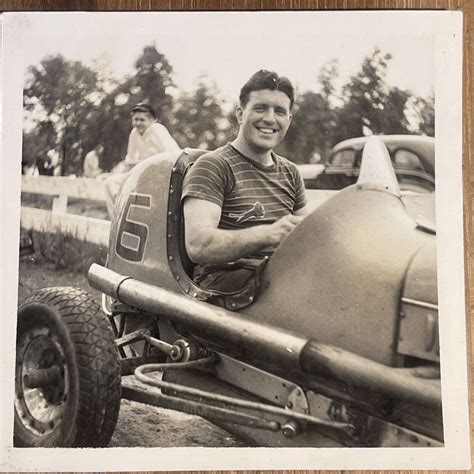 Vintage 1940s Midget Race Car Driver Photo | eBay