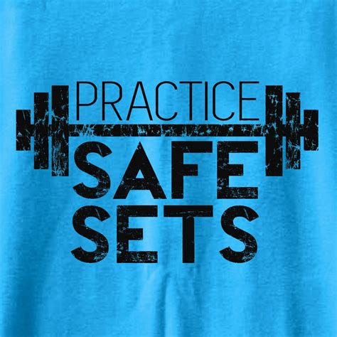 Practice Safe Sets Shirt | Workout Tank Top | Guerrilla Tees