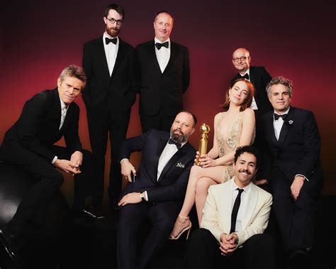 The Cast of Poor Things - Golden Globes