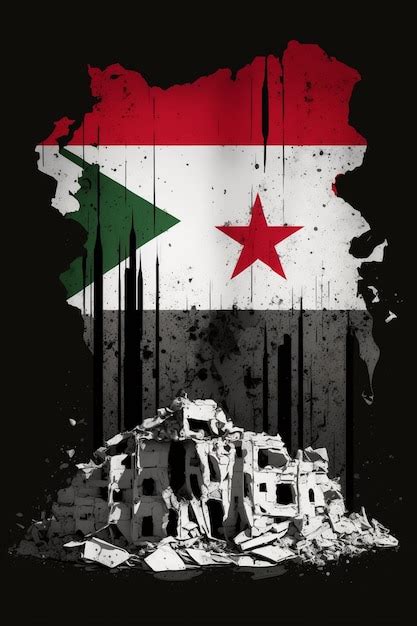 Premium Photo | Flag of syria. syria earthquake country 2023. pray