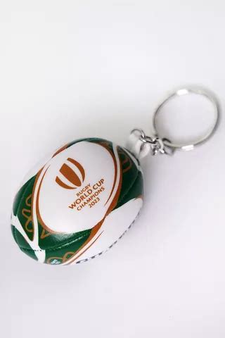 Gilbert South Africa Rugby Ball Keyring