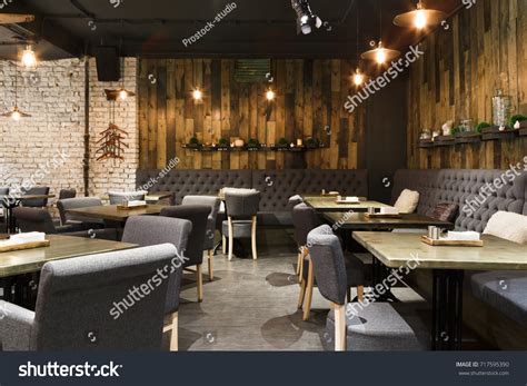 Layout Floor Plan Of Coffee Shop Restaurant Design Render By 3d Software Stock Photo Download ...