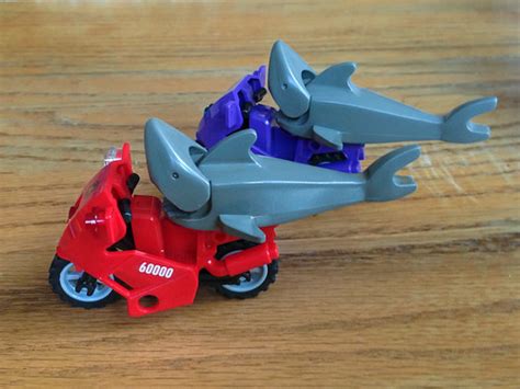 Sharknado? Sharkocycle! | Because LEGO sharks fit perfectly … | Flickr
