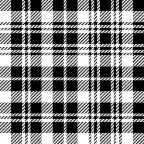 Premium Vector | Black watch tartan fabric texture seamless pattern