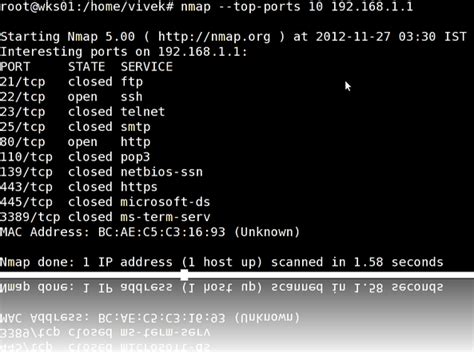 Top 30 Nmap Command Examples For Sys/Network Admins ~ How To