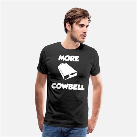 Christopher Walken SNL More Cowbell Skit Funny Cow Men’s Premium T ...