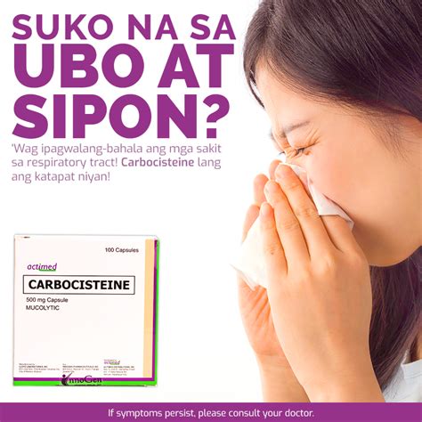 Gamot Para Sa Ubo At Sipon Tablet - sipon ubo