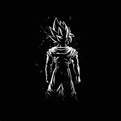 Black and White Goku Wallpapers - Top Free Black and White Goku Backgrounds - WallpaperAccess