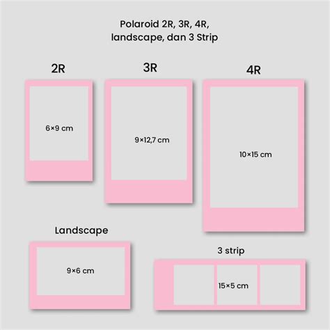 Jual CETAK POLAROID BERBAGAI UKURAN || 2R, 3R, 4R, LANDSCAPE, DAN 3 ...