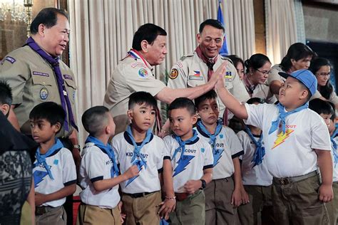 Duterte meets with Boy Scouts of the Philippines | Photos | GMA News Online