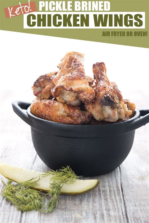 Keto Pickle Brine Chicken Wings - All Day I Dream About Food