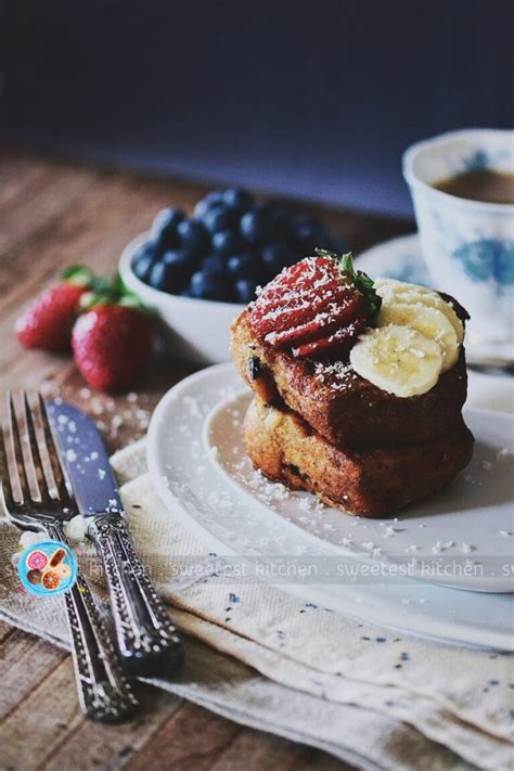 Blueberry Muffin French Toast - sweetest kitchen