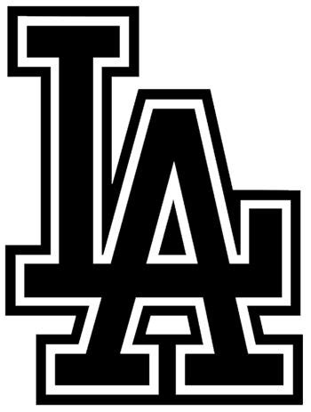 La dodgers logo, Dodgers, Vinyl decal stickers