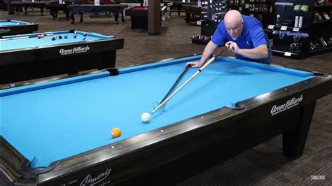 how to play pool: shoot with bridge stick - The Footpool Worker's - YouTube