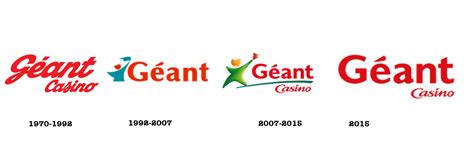 Géant Casino, 4ème chaîne d'hypermarchés, dévoile son nouveau logo