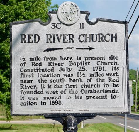 Red River Church - Adams - TN - US - Historical Marker Project