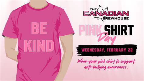 Pink Shirt Day 2023 | The Canadian Brewhouse