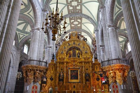 Interior of the Metropolitan Cathedral Mexico City I Stock Photo - Image of arch, cathedral ...