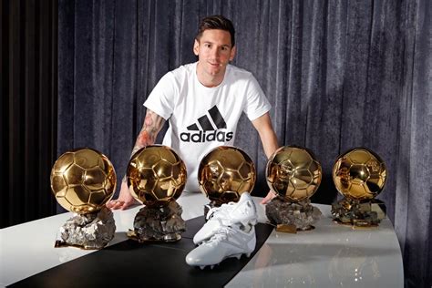 Adidas Makes Platinum Soccer Cleat for Lionel Messi’s Ballon D’Or Win ...