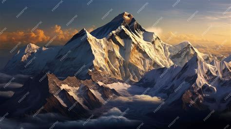 Premium Photo | Mount everest nepal world s highest peak majestic ...