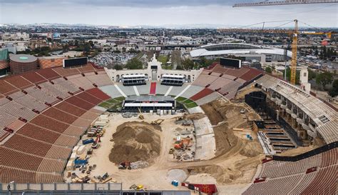 LA Coliseum renovations in full swing - Curbed LA