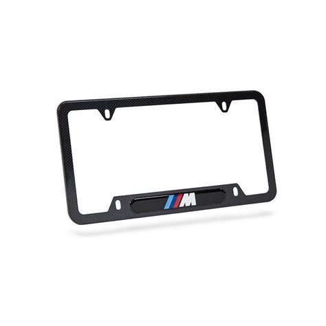 ShopBMWUSA.com | BMW M License Plate Frame in Carbon Fiber