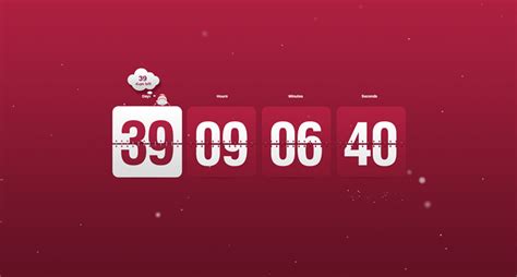 Christmas Clock & Countdown Screensaver