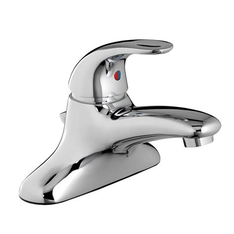 American Standard Monterrey Cast 4 in. Centerset Single Handle Bathroom Faucet in Polished ...