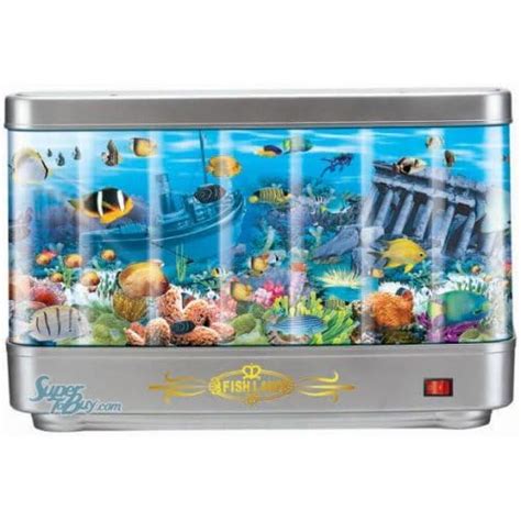 Aquarium Motion Fish Lamp Night Light - Tropical Fish (Size L ...