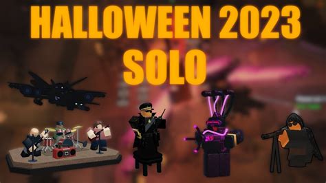 SOLO HALLOWEEN 2023 EVENT | Tower Battles | Roblox - YouTube