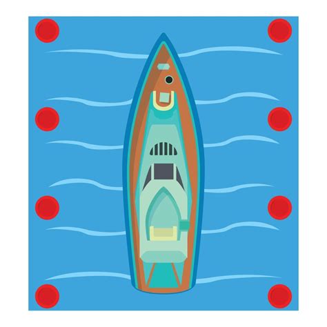 Luxury yacht icon, isometric style 15655588 Vector Art at Vecteezy