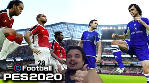 Jogando com os LEGENDS do PES 2020! - YouTube